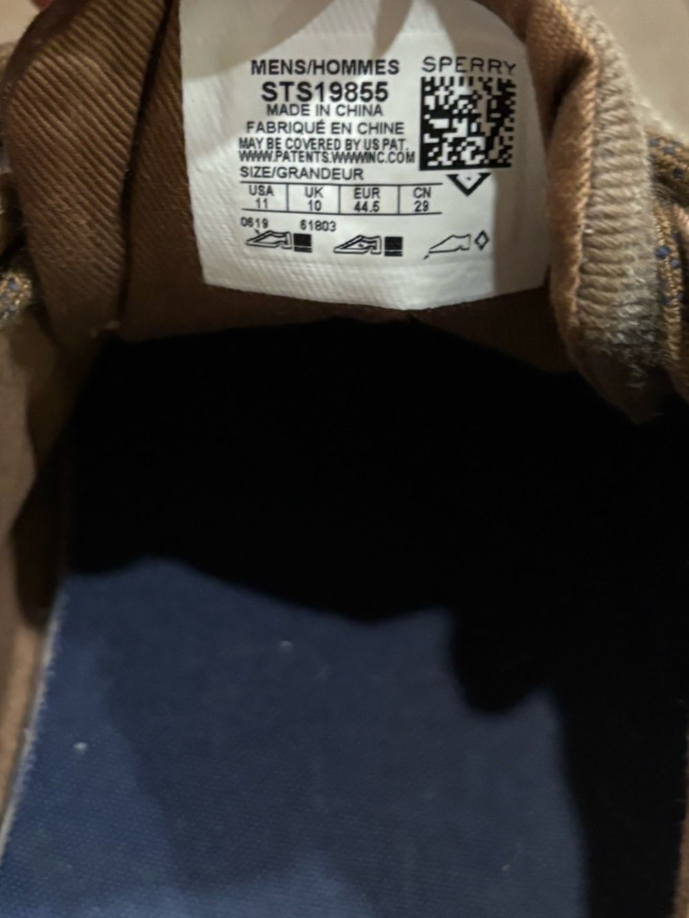 Sperry Brown Canvas Boat Shoe - Picture 7 of 7